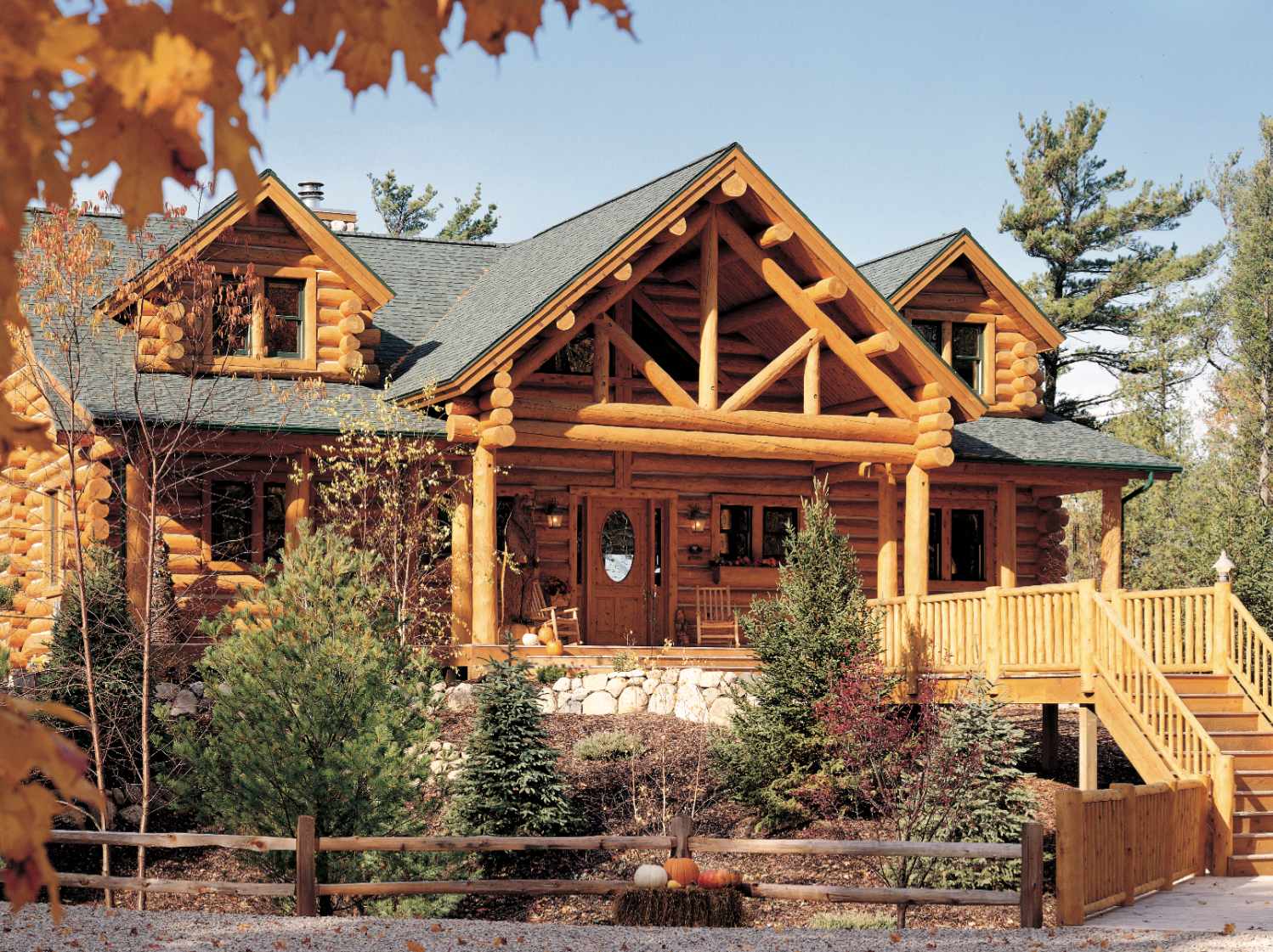 Log Home Restoration Wyoming